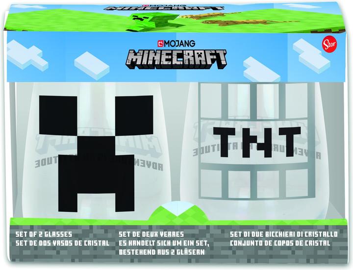 Actual product image Stor Minecraft - Creeper Two glasses (0.51 l, 2 x)