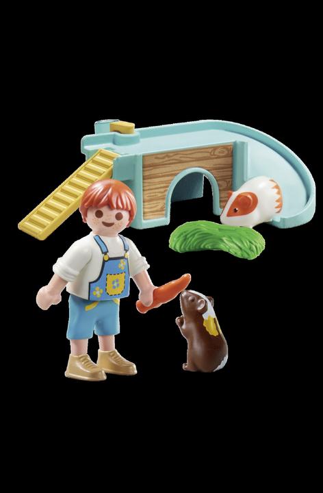 Immagine prodotto Playmobil Ragazzo con porcellino d'India (71746, Playmobil La mia vita)