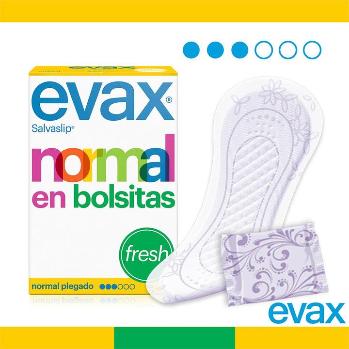 Produktbild Evax SALVA-SLIP normal fresh en bolsitas 40 uds (40 x, Damenbinden)