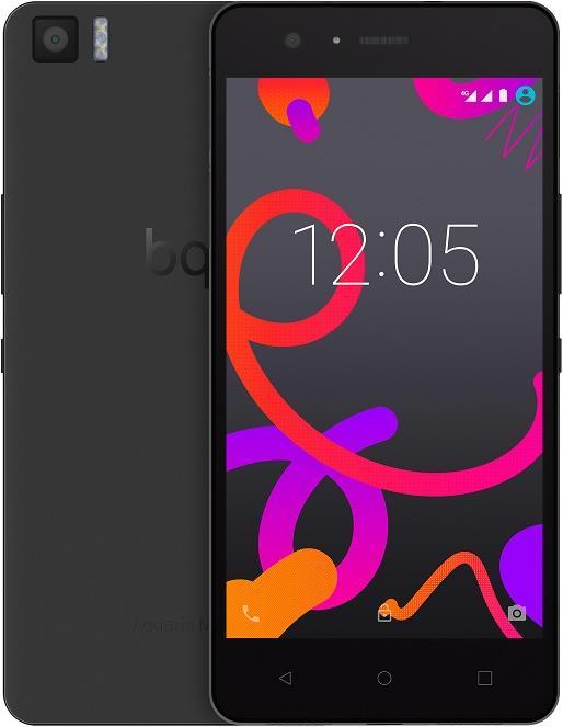 BQ Aquaris M5 (16 GB, Black, 5", Hybrid Dual SIM, 13 Mpx, 4G)