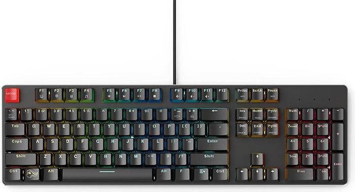 Actual product image Glorious PC Gaming Race GMMK-BRN-V2 full size, ANSI US standards, Gateron Brown Switch (US, Cable)