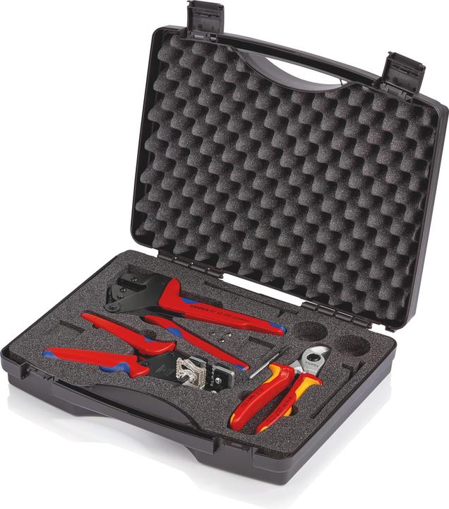 Knipex Werkzeugkoffer für Photovoltaik (3 Teile)