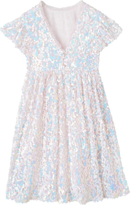 Vertbaudet Festliches Mädchen Kleid mit Pailletten