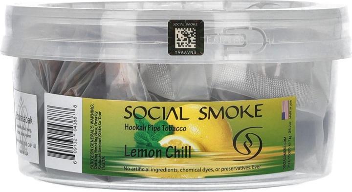 Image du produit Social Smoke Lemon Chill 1kg (Citron, 1000 g)