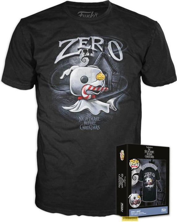 Funko Nightmare Before Christmas Boxed Tee T-Shirt Zero w/Cane Grösse S (S)