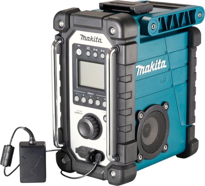 Image du produit Makita DMR 116 RY1 Radio de chantier sans fil 14,4 - 18 V AM FM AUX + 1x batterie 1,5 Ah + chargeur (FM, AM)