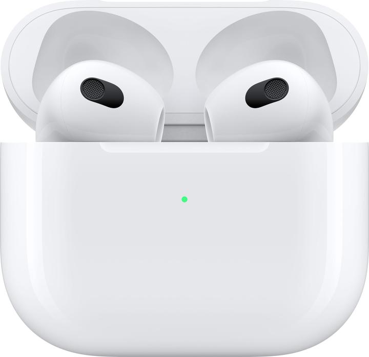 Image du produit Apple AirPods (3rd Gen.) Lightning Case (pas de réduction du bruit, 6 h, Sans fil)