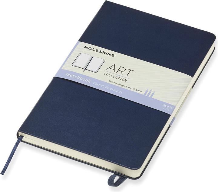 Actual product image Moleskine Sketchbook (A5, Plain, Hardcover)