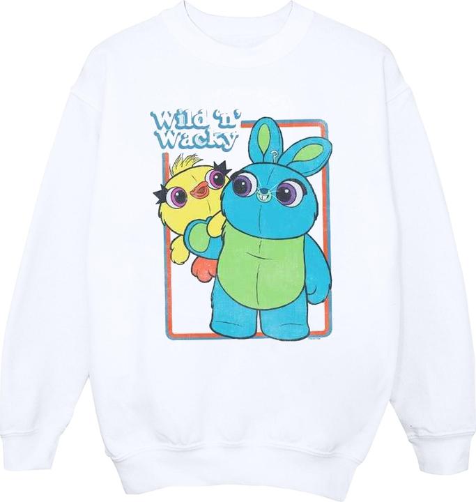 Disney Toy Story 4 Duck And Bunny Wild And Wacky Sweatshirt (M)