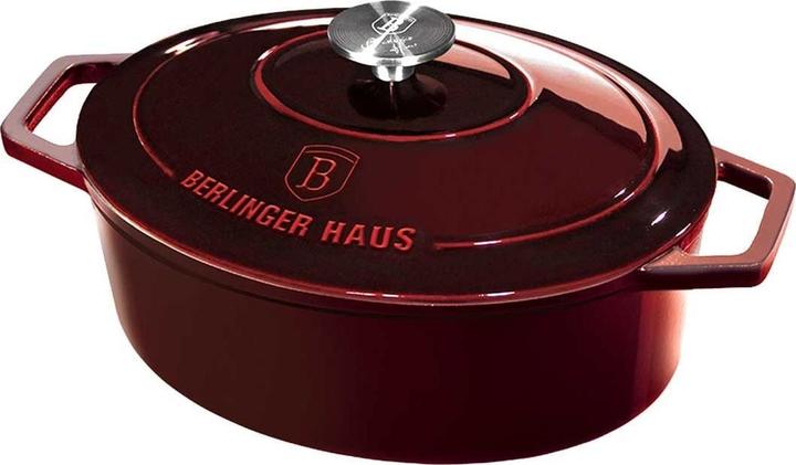 Produktbild BerlingerHaus EMAILLE GUSSEISENPFANNE 4,65L 30x22x12cm BH-6499