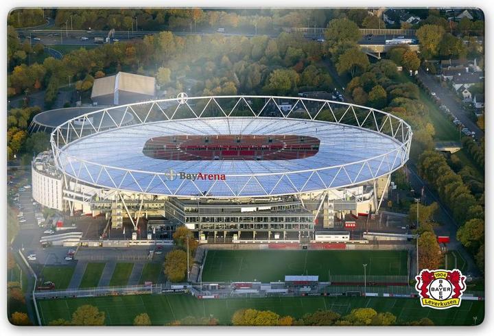 Bayer 04 Leverkusen BayArena Luftaufnahme bei Tag