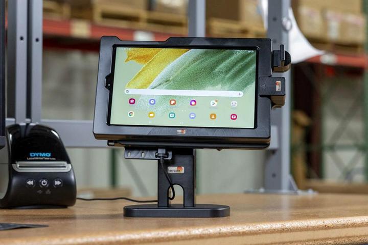 Produktbild Brodit ModTek Dock (Grundhalter) für Android / Windows Geräte, mit USB Hub (3x A + 1x C) (USB-C, 3 Ports)