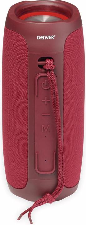Produktbild Denver BTV-220BORDEAUX Tragbarer Lautsprecher Tragbarer Stereo-Lautsprecher Rot 8 W (Netzbetrieb)