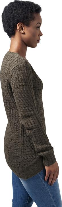 Actual product image Urban Classics Ladies Long Wideneck Sweater (S)