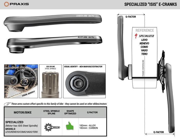 Actual product image E-Crank Type Specialized Aluminium (160 mm)