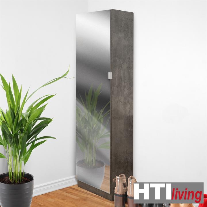 Produktbild HTI-Living Schuhschrank mit Spiegeltür Thekla Beton