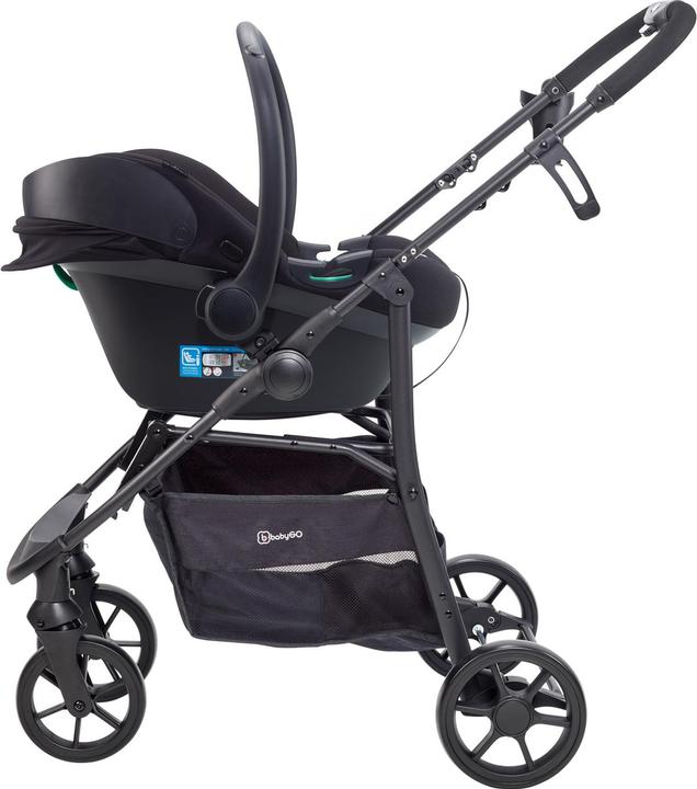 Produktbild BabyGo Style 3in1 - Combi Kinderwagen - Zwart