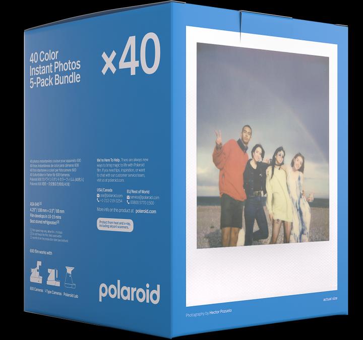 Actual product image Polaroid Color Film 600, 5x8 Multipack (Polaroid 600)