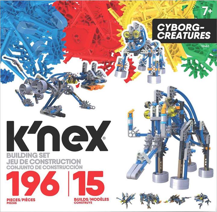 K'Nex Cyborg Creatures 15 Modelle, 196 Stück.