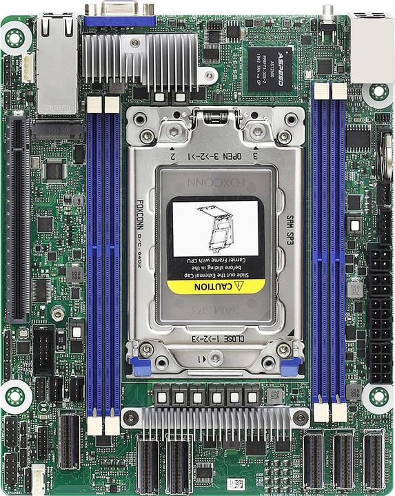 AsRock ROMED4ID-2T (SP3, AMD SoC, Mini-ITX)