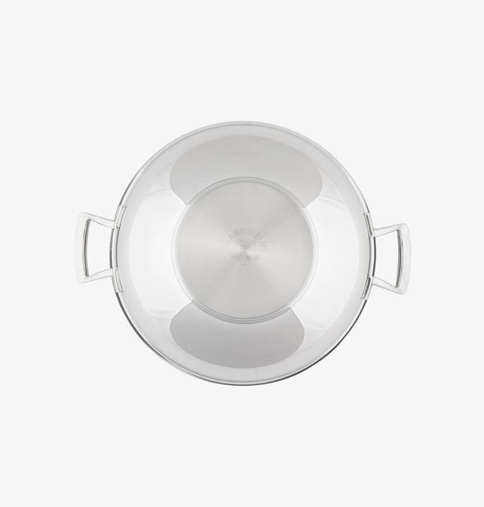 Produktbild WMF Wok Wokpfanne 36cm mit Glasdeckel Induktion Edelstahl (36 cm, Wok Pfanne, Edelstahl)