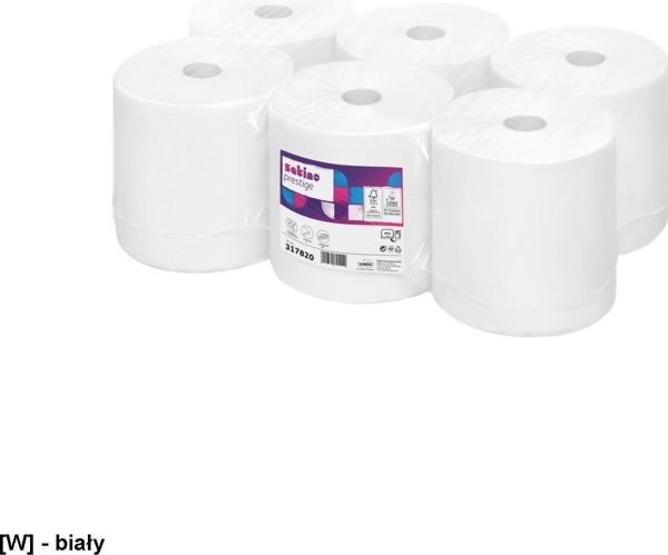 Actual product image Wepa 6 towel rolls prestige 2-ply bright white (6 x)