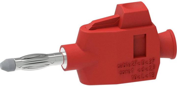 Produktbild Electro PJP 1064-PRO-CD1-R Bananenstecker Stecker, gerade Stift-Ø: 4 mm Rot 1 St