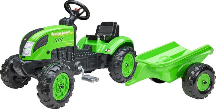 Falk Toys Green Garden Master With Trailer 2/5