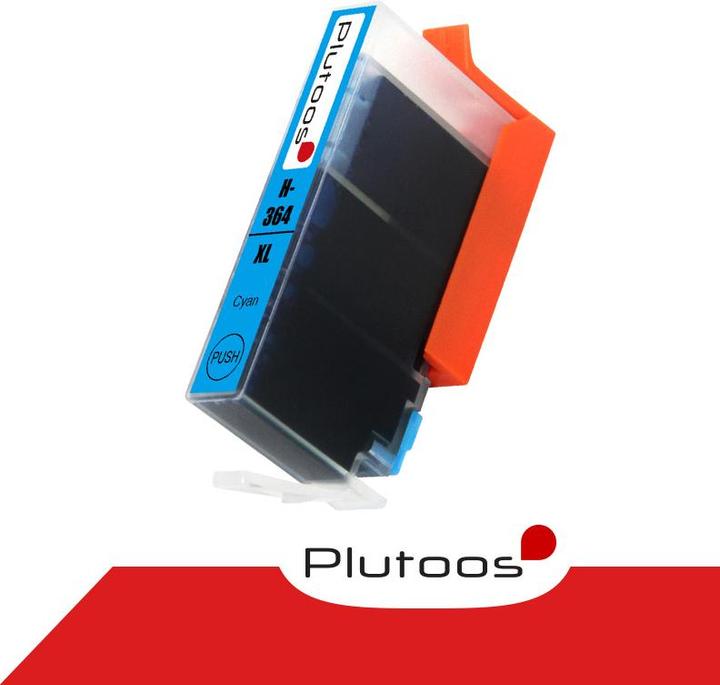 Produktbild Plutoos HP 364XL Patrone XXL kompatibel, Cyan CB323EE (C)