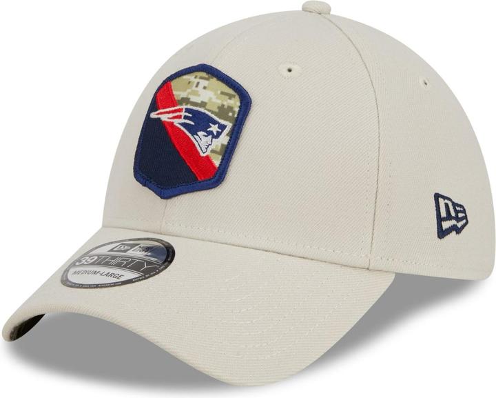 Actual product image New Era 39Thirty Cap Salute to Service New England Patriots (M/L)