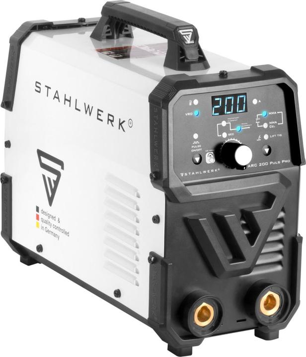 Produktbild Stahlwerk Schweissgerät ARC 200 Puls Pro MMA E Hand Lift TIG Pulsfunktion 200 A