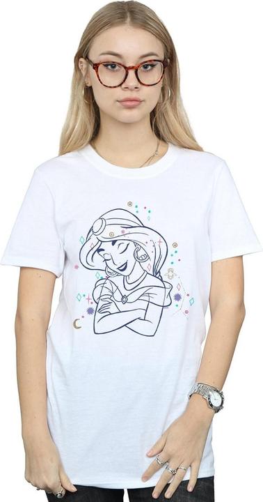 Immagine prodotto Disney Aladdin Princess Jasmine Constellation Maglietta Ampia Donna (M)