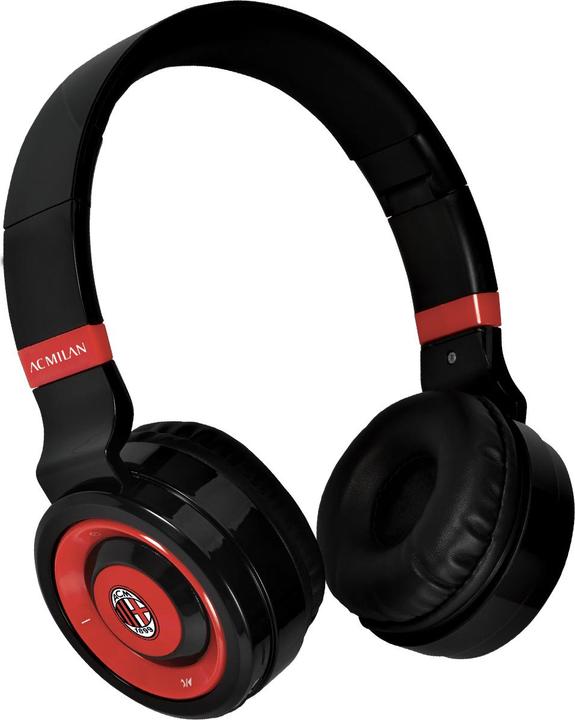 Actual product image Techmade AC Milan Wireless Headphones Over-Ear Wireless Headphones, Foldable Wireless Bluetooth Headphones, H (Cable, Wireless)