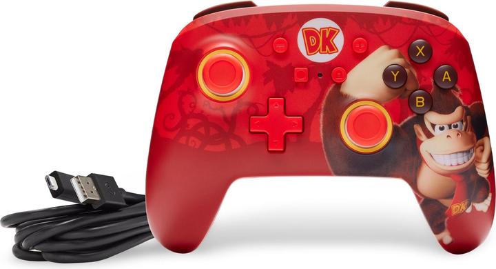 Produktbild PowerA Switch Controller Enhanced wired Donkey Kong Flex (Switch, Switch OLED)