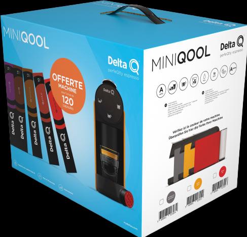 Actual product image Delta Q Mini Qool with 120 capsules (DELTA Q)