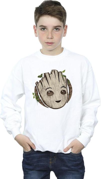 Immagine prodotto I Am Groot Wooden Head Felpa Ragazzi (140, 146)