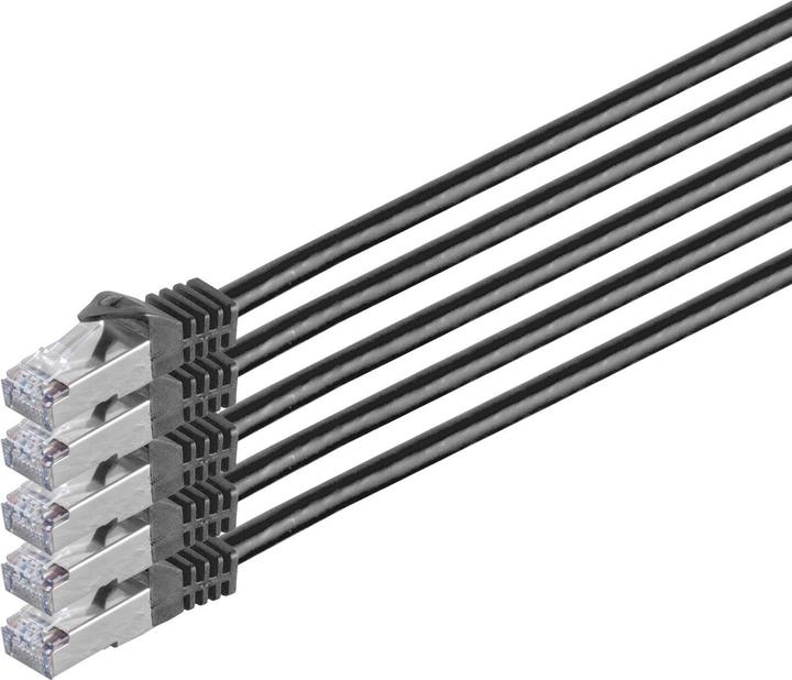 Image du produit S-Conn RJ45-RJ45 m-m (S/FTP, CAT7, 0.25 m)