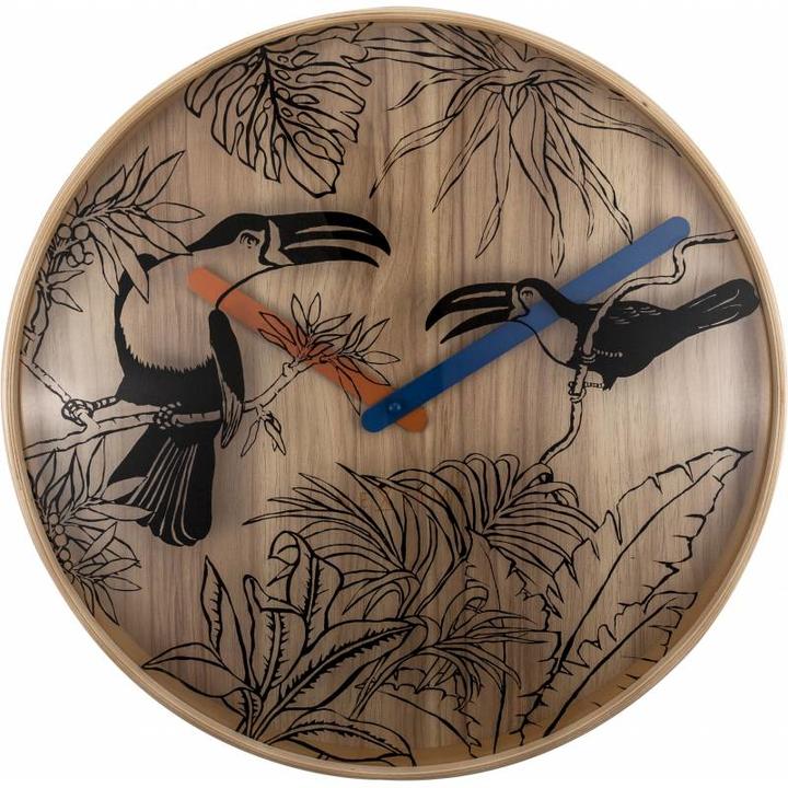 Actual product image Nextime Wall clock Tropical Birds (40 cm)