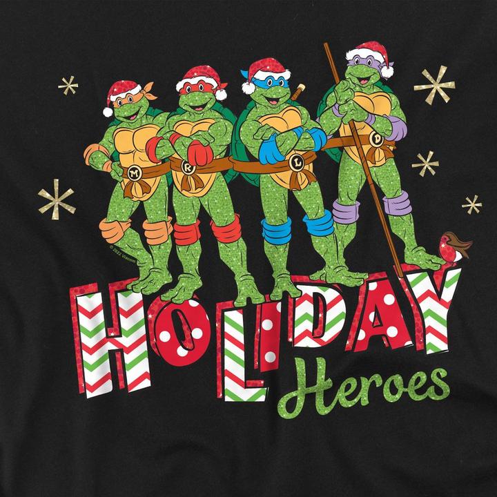 Immagine prodotto Teenage Mutant NT Holiday Heroes Maglietta Natale Uomo (XXL)