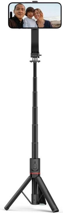 Tech-Protect L04S Bluetooth selfie stick with tripod up to 95cm and 360 head - black