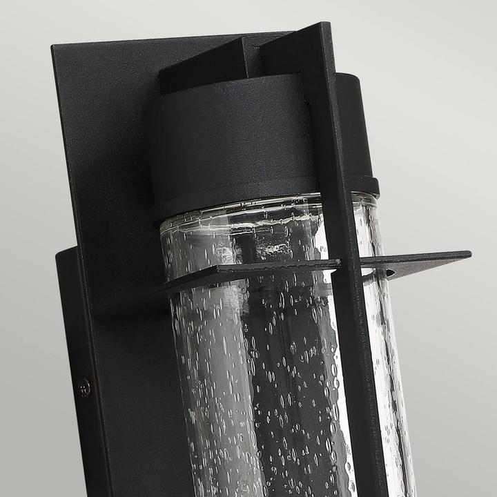 Actual product image Elstead Lighting Eames LED outdoor wall light 37cm Earth Black Clear IP44 (800 lm)