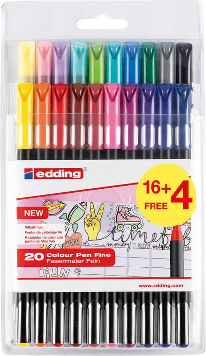 Actual product image Edding Pin (Multicoloured, 20 x)