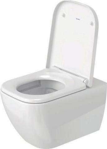 Image du produit Duravit WC suspendu HAPPY D.2 RIMLESS profond, 365x540mm HygieneGlaze blanc