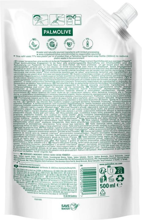 Image du produit Palmolive Naturals Lait & Miel (Savon liquide, 500 ml)