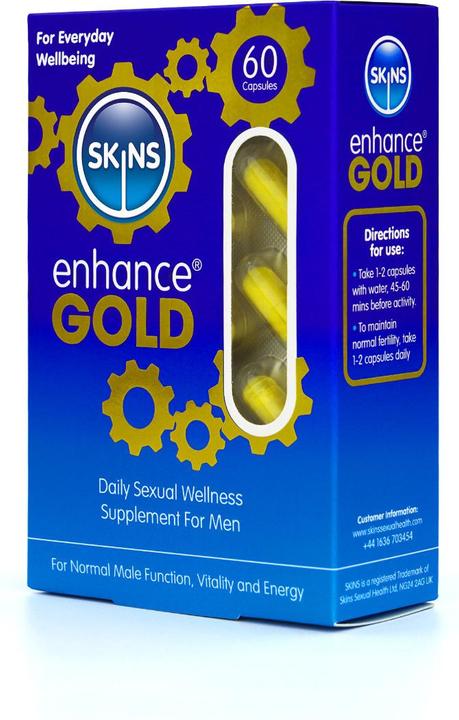 Actual product image Skins Enhance Gold Pill - 60 Pack