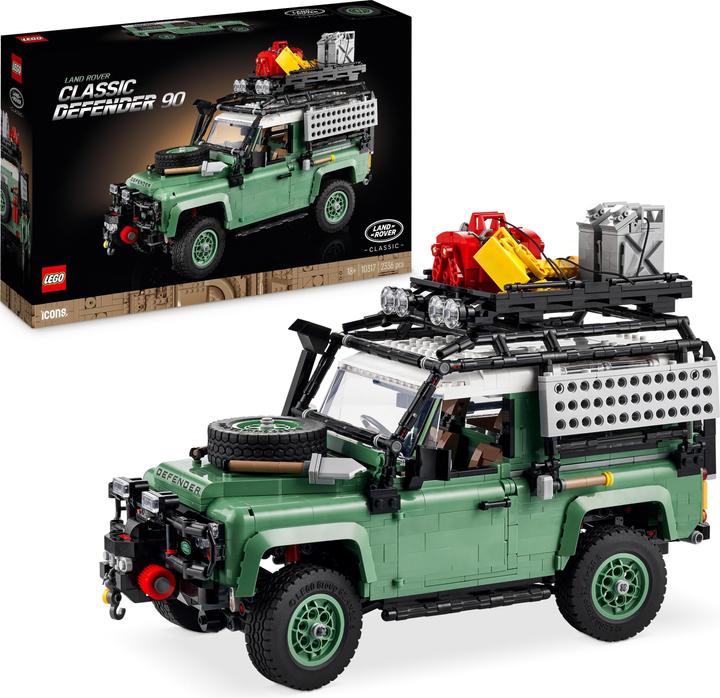 Productafbeelding LEGO Iconen Klassieke Land Rover Defender 90 10317 (10317, LEGO Icons, LEGO Zeldzame Sets)