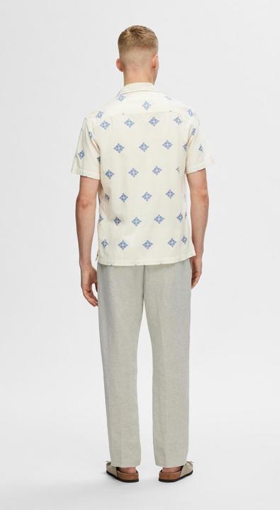 Image du produit Selected Homme Chemise à manches courtes en coton imprimé (S)