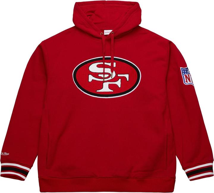 Mitchell & Ness Fleece Hoody STITCH San Francisco 49ers - S (S)