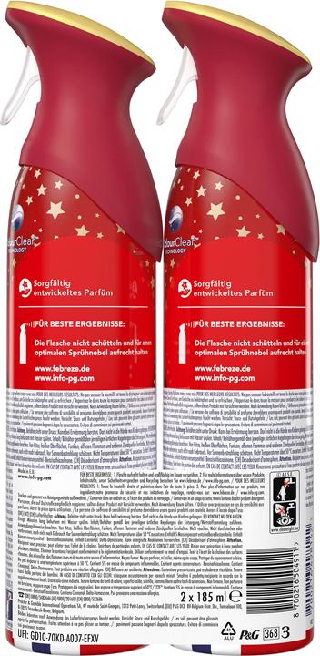 Immagine prodotto Febreze Lufterfrischer Apfel-Zimt Duo 2x185ml Lufterfrischer
