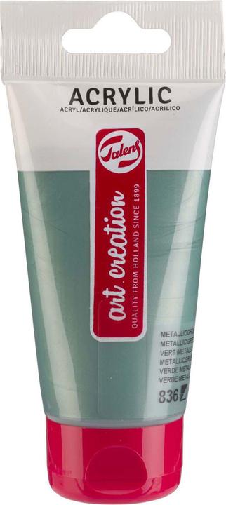 Produktbild Talens Acrylfarbe Tube 75ml Metallicgrün 836 (Metallicgrün, 75 ml)